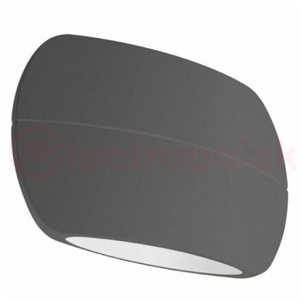 Светильник SP-WALL-VASE-S140x88-2x3W Warm3000 (GR, 120 deg, 230V) (ARL, IP54 Металл, 3 года)