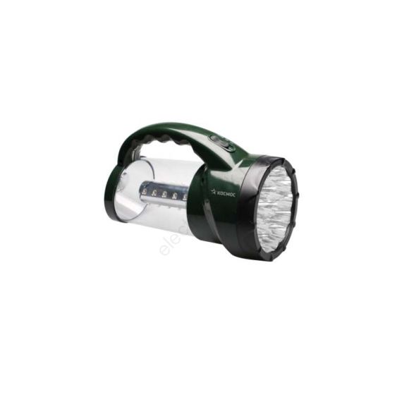 Фонарь-прожектор аккумуляторный KOCAP2008L-LED, 16 LED + 24 LED, аккум. 4V 2Ah, 190Lm, 350Lm, 15  часов, Космос