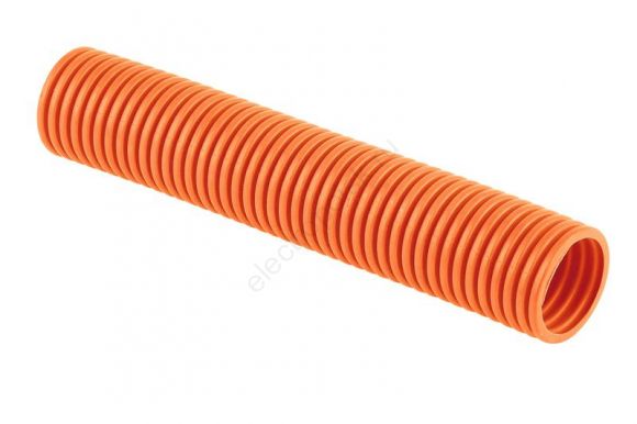 Труба гофр. 40мм ПП (оранжевая) с зондом легкая