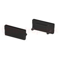 Заглушка SL-SLIM-H7 BLACK глухая (Arlight, Пластик) Заглушка SL-SLIM-H7 BLACK глухая (Arlight, Пластик)