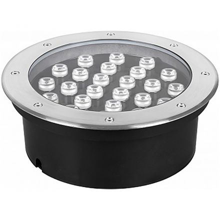 Светильник светодиодный тротуарный ДВУ-36w RGB IP67 круг