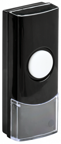 Кнопка для звонка беспроводного КЗБ2 IP44 черная IEK (EZD21D-KZ-02-K02)
