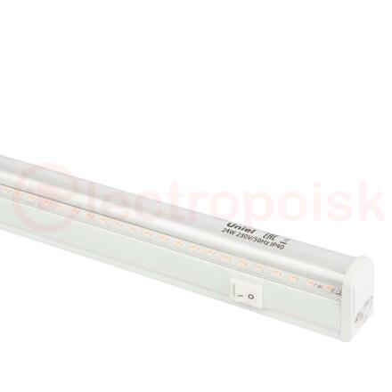 Светильник ULI-P13-24W/SPLE IP40 WHITE для растений светодиодный линейный 872мм выкл на корпусе Алюминий Спектр для фотосинтеза TM Uniel