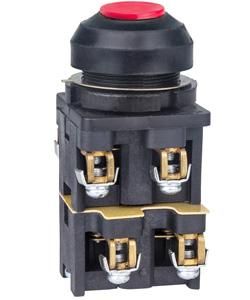 Кнопка КЕ-082 исполнение 7(2з+1р) красная IP54