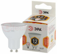 Лампа светодиодная LED MR16-12W-827-GU5.3 (диод, софит, 12Вт, тепл, GU5.3) ЭРА (10/100/4000) ЭРА Лампа светодиодная LED MR16-12W-827-GU5.3 (диод, софит, 12Вт, тепл, GU5.3) ЭРА (10/100/4000) ЭРА