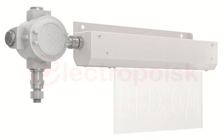 Знак безопасности LED NOTE Ex (СБП) КРАСНЫЙ 8Вт 110Лм IP67 аварийный с БАП 1ч