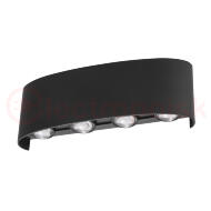 Светильник светодиодный уличный Архитектурный накладной ULU-P20B-8W/4000K IP65 BLACK  Белый свет (4000K) Корпус черный. TM Uniel Светильник светодиодный уличный Архитектурный накладной ULU-P20B-8W/4000K IP65 BLACK  Белый свет (4000K) Корпус черный. TM Uniel
