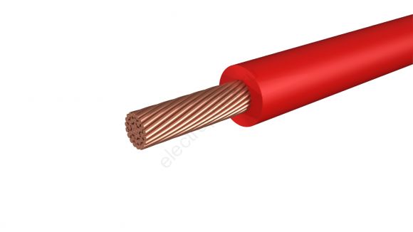 Провод силовой ПуГВнг (А)-LS 1х16 красный         многопроволочный