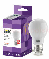 Лампа светодиодная LED 11вт Е27 теплый матовый FILAMENT Лампа светодиодная LED 11вт Е27 теплый матовый FILAMENT