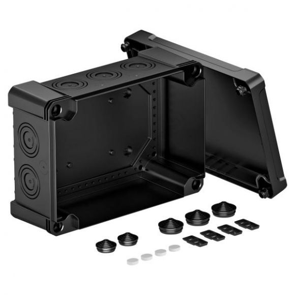 Распределительная коробка X25, IP 67, 286х202х126 мм, черная (2005134)
