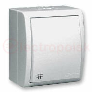 Simon15 Aqua Выключатель проходной с 3-х мест (перекрёстный) IP54 10А 250В винтовой зажим S15A белый Simon15 Aqua Выключатель проходной с 3-х мест (перекрёстный) IP54 10А 250В винтовой зажим S15A белый