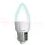 LED-C37 7W/4000K/E27/FR/DIM PLP01WH Лампа светодиодная, диммируемая. Форма «свеча», матовая. Серия Яркая. Белый свет (4000K). Картон. ТМ Uniel.