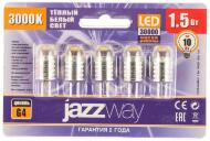 Лампа светодиодная LED 1.5Вт G4 12В AC/DC теплый (блистер 5 шт.) Лампа светодиодная LED 1.5Вт G4 12В AC/DC теплый (блистер 5 шт.)