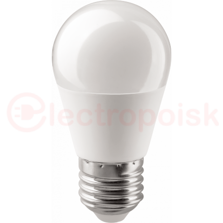 Лампа светодиодная LED 10вт E27 белый матовый шар PROMO