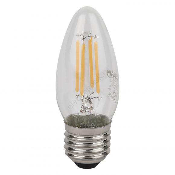 Лампа светодиодная филаментная LED Star Свеча 4Вт (замена 40Вт), 470Лм, 6500К, цоколь E27 OSRAM (4058075688049)