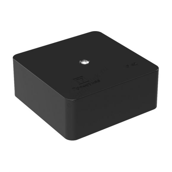 Коробка универсальная для кабель-канала 40-0450   безгалогенная (HF) черная 75х75х30 (90шт/кор) (40-0450-9005)