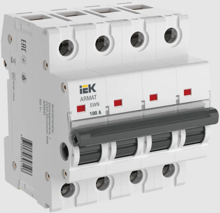 ARMAT Выключатель нагрузки SWN 4P 100А IEK