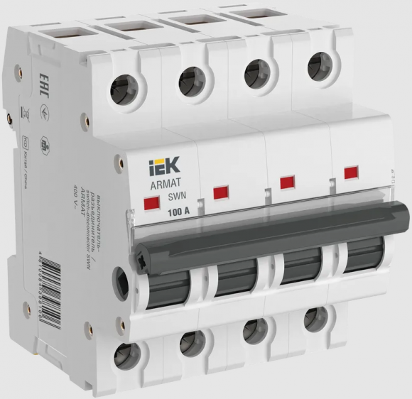 ARMAT Выключатель нагрузки SWN 4P 100А IEK