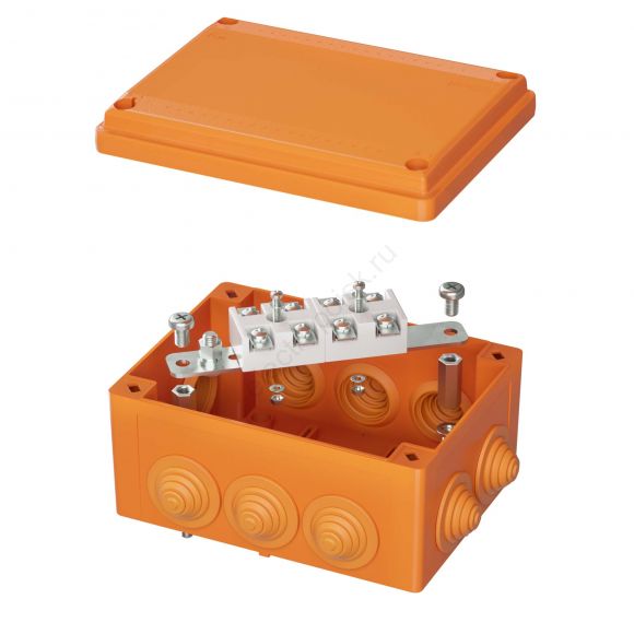Коробка распределительная FS 150х110x70мм IP55 с кабельными вводами (FSK21410)