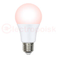 LED-A60-9W/SCEP/E27/FR/DIM IP65 PLO65WH Лампа светодиодная диммируемая для птиц. Спектр для яйценоскости. TM Uniel LED-A60-9W/SCEP/E27/FR/DIM IP65 PLO65WH Лампа светодиодная диммируемая для птиц. Спектр для яйценоскости. TM Uniel