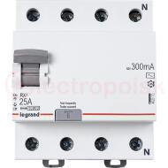 ВДТ RX3 - 4П - 25 А - тип AC - 300 мА - 4 модуля ВДТ RX3 - 4П - 25 А - тип AC - 300 мА - 4 модуля