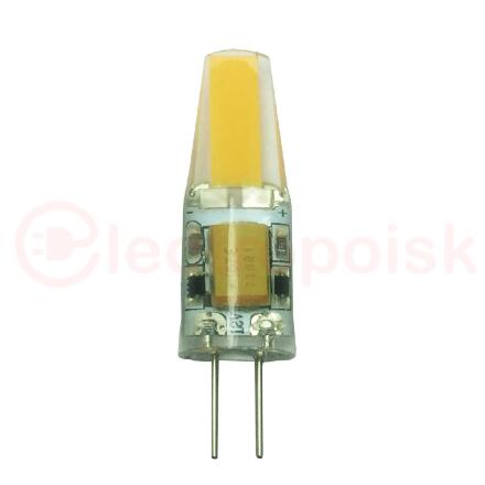 Лампа светодиодная LED 2.5вт G4 12B 200Lm теплый белый COB