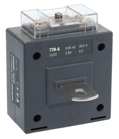 Трансформатор тока ТТИ-А 125/5А с шиной  5ВА класс точности 0.5