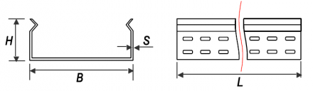 Лоток ЛНМЗ 250x100