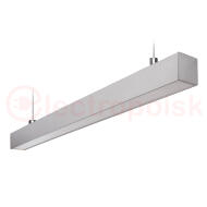ULO-K10D 60W/5000K/L120 IP65 SILVER Светильник линейный светодиодный подвесной. Белый свет (5000К). 5600Лм. Алюминий. Цвет серебро. TM Uniel ULO-K10D 60W/5000K/L120 IP65 SILVER Светильник линейный светодиодный подвесной. Белый свет (5000К). 5600Лм. Алюминий. Цвет серебро. TM Uniel