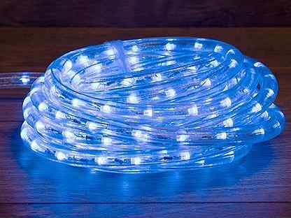 Дюралайт уличный LED, свечение с динамикой (2W) - RGB ?13мм, 36LED/м, 6м