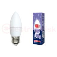 Лампа светодиодная LED-C37-11W/DW/E27/FR/NR . Форма свеча, матовая. Серия Norma. Дневной белый свет (6500K). Картон. ТМ Volpe Лампа светодиодная LED-C37-11W/DW/E27/FR/NR . Форма свеча, матовая. Серия Norma. Дневной белый свет (6500K). Картон. ТМ Volpe