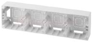 Коробка наклад. монтажа 4 поста, Эра12, белый     12-6104-01 Коробка наклад. монтажа 4 поста, Эра12, белый     12-6104-01