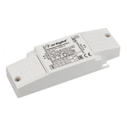 Блок питания ARJ-15-PFC-TRIAC-A (15W, 200-350mA) (ARL, IP20 Пластик, 5 лет)