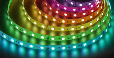 Лента светодиодная NLS-5050RGB60-14.4-IP20-24V 5м