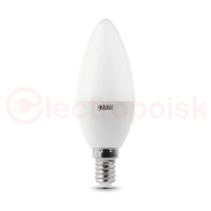 Лампа светодиодная LED 8 Вт 560 лм 6500К AC180-240В E14 свеча холодная  Elementary Gauss Лампа светодиодная LED 8 Вт 560 лм 6500К AC180-240В E14 свеча холодная  Elementary Gauss