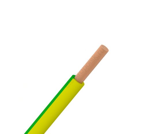 Провод силовой ПуГВ нг(А)  LS 2,5 желто-зеленый ТРТС