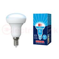 Лампа светодиодная LED-R50-7W/NW/E14/FR/NR Форма Рефлектор, матовая. Серия Norma. Белый свет (4000K). Картон. ТМ Volpe Лампа светодиодная LED-R50-7W/NW/E14/FR/NR Форма Рефлектор, матовая. Серия Norma. Белый свет (4000K). Картон. ТМ Volpe