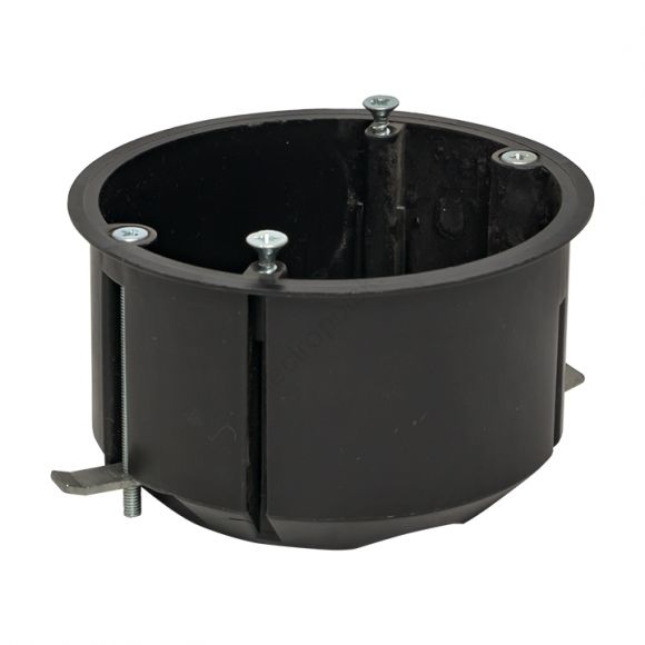 Коробка установочная КМП-020-009 для полых стен 68х45 полипропилен черная метал.лапки IP30 PROxima (plc-kmp-020-009)