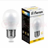Лампа светодиодная LED 7вт Е27 теплый шар Лампа светодиодная LED 7вт Е27 теплый шар