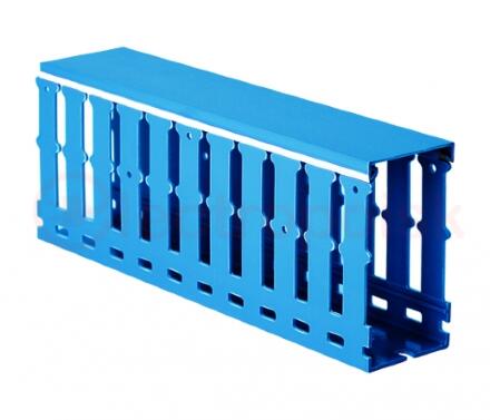 Короб перфорированный синий RL12 150х10