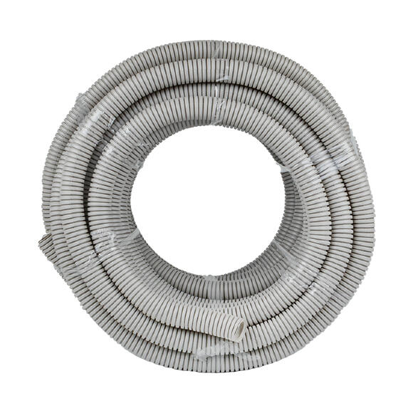 Труба гофр. ПВХ с протяжкой d32 мм (30 м) серая EKF-Plast