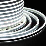Гибкий Неон профессиональный LED SMD, компактный 7х12мм, двухсторонний, белый, 120 LED/м, бухта 100м Гибкий Неон профессиональный LED SMD, компактный 7х12мм, двухсторонний, белый, 120 LED/м, бухта 100м