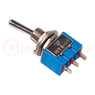 Тумблер 250V 3А (3c) ON-OFF-ON однополюсный  Micro  REXANT Тумблер 250V 3А (3c) ON-OFF-ON однополюсный  Micro  REXANT