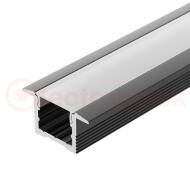 Профиль SL-SLIM-H13M-F25-2000 BLACK (Arlight, Алюминий) Профиль SL-SLIM-H13M-F25-2000 BLACK (Arlight, Алюминий)
